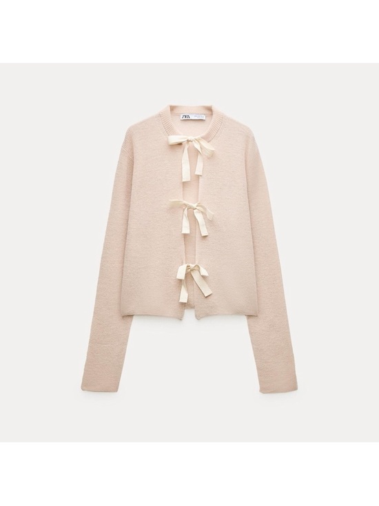 Zara Sweaters - Zara Bow Cardigan
